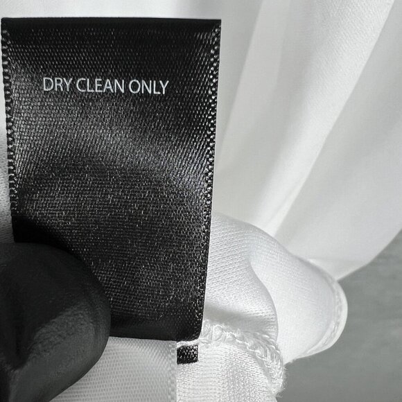 Torrid Womens 5X Button Up Long Sleeve Midi Challis White Dress Cottagecore Boho - Picture 15 of 16